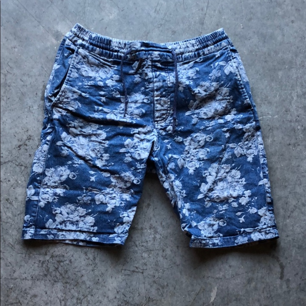 Toscano Men’s Denim Drawstring Shorts
